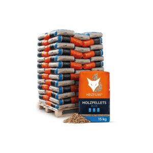 Heizfuxx Holzpellets Blue ENplus A1 975 kg Palette (65 × 15 kg)