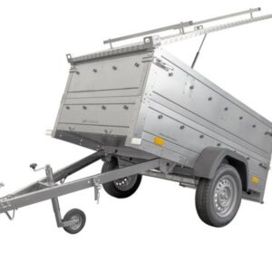 Kippanhänger 200x106 cm mit Aludeckel – UNITRAILER Garden Trailer 200 KIPP