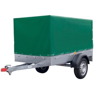 PKW-Anhänger 108 x 201 cm mit Plane – Nutzlast 590 kg