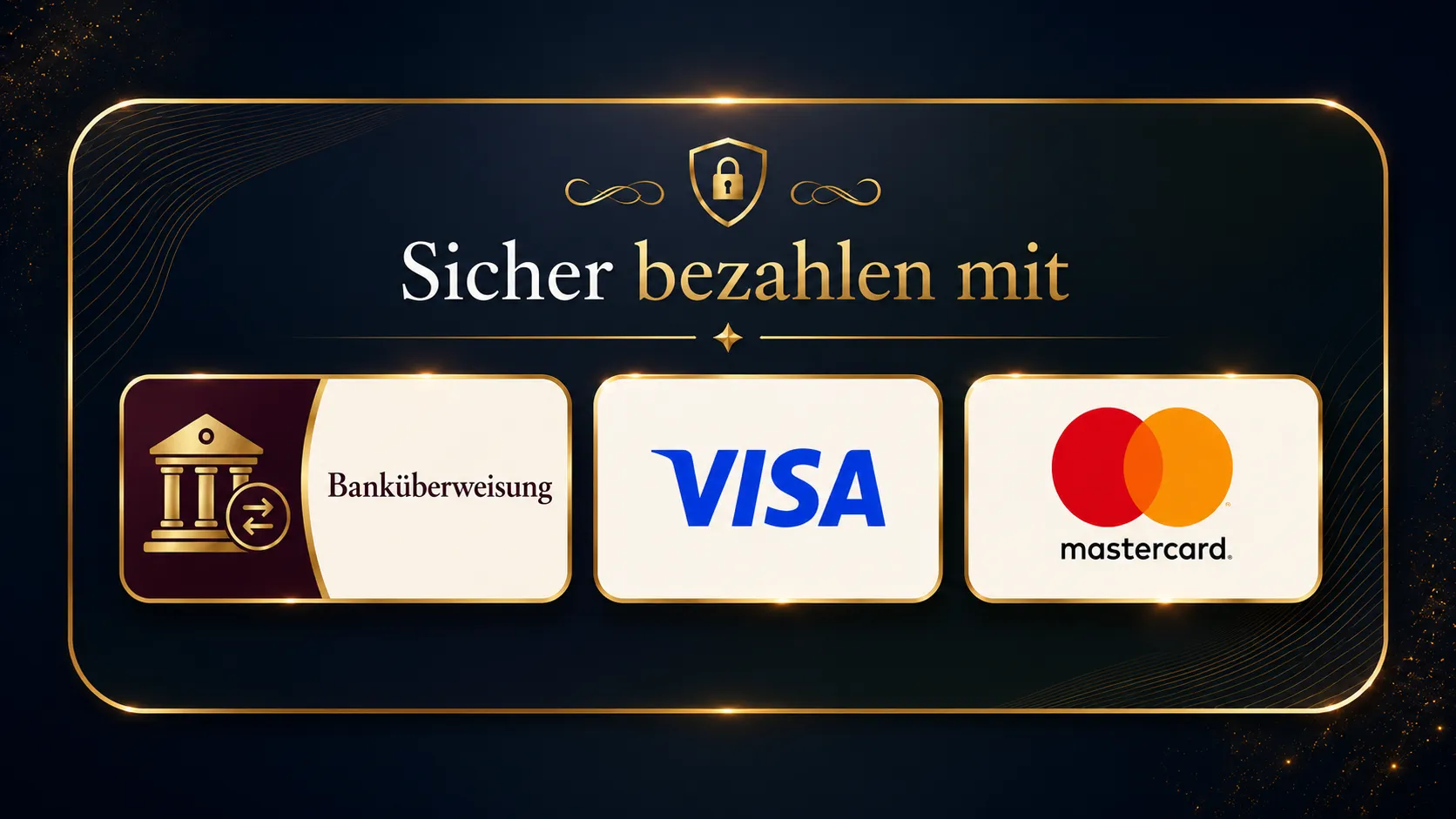 Sichere Zahlungsmöglichkeiten