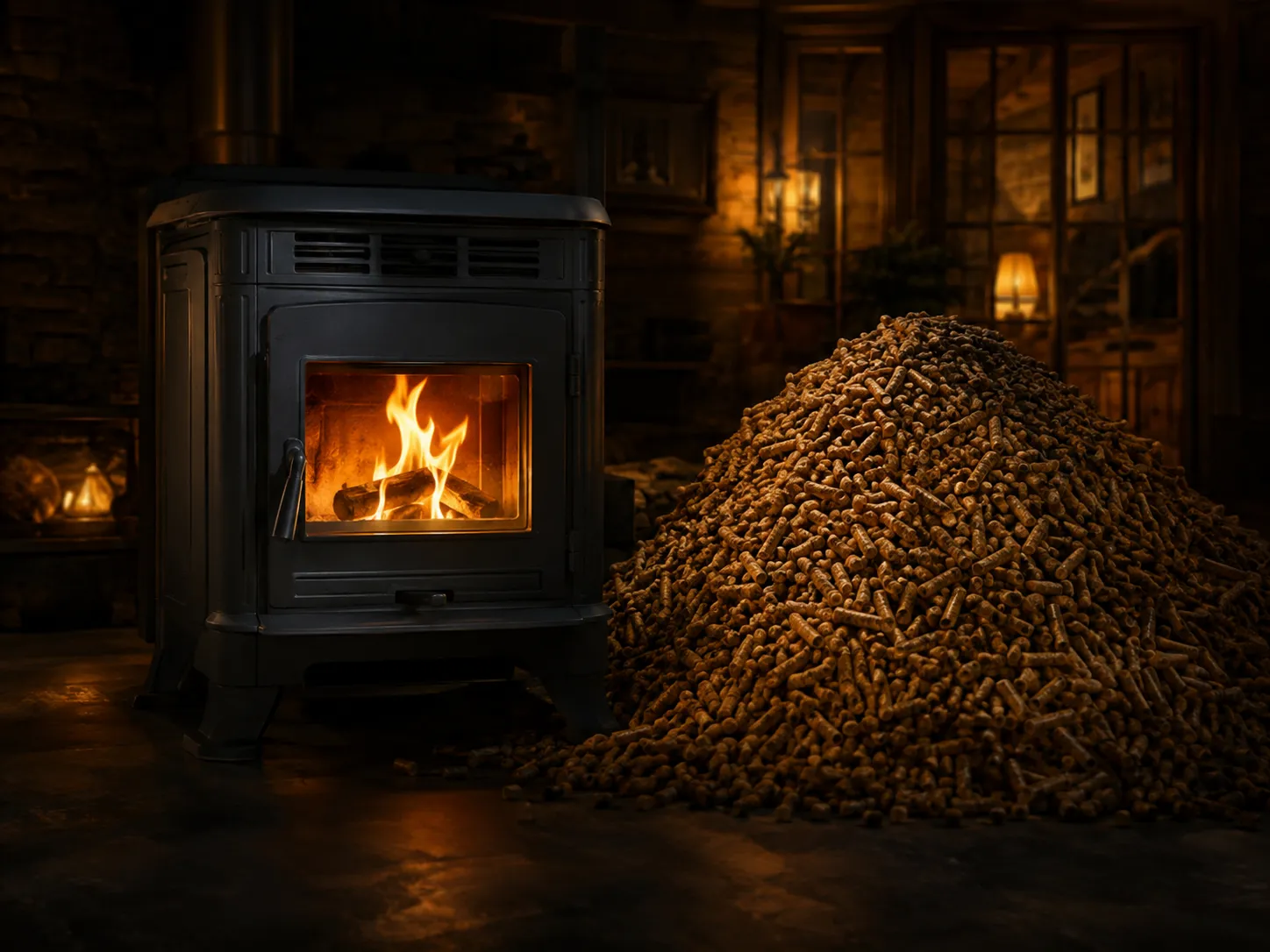 Holzpellets für wohlige Wärme
